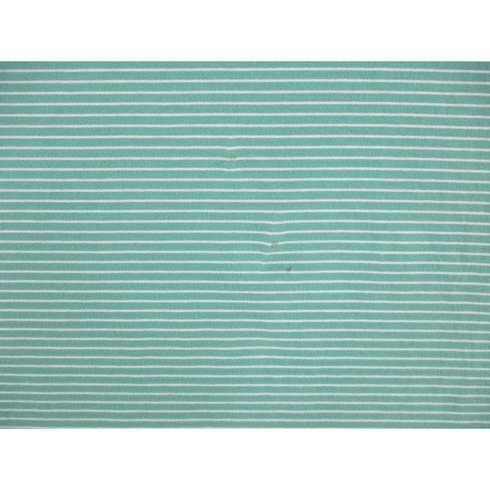 Lands‎ End Womens 3X Green White Striped Square Neck Cotton T-Shirt 67510163411 - Picture 9 of 10